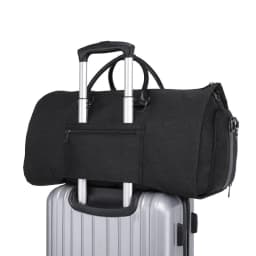 image-Oxford Cloth Travel Duffel Bag 36-55L Foldable Luggage HQ930