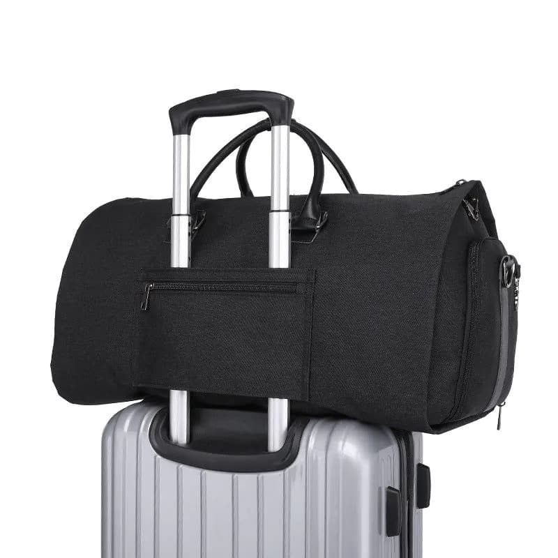 image-Oxford Cloth Travel Duffel Bag 36-55L Foldable Luggage HQ930