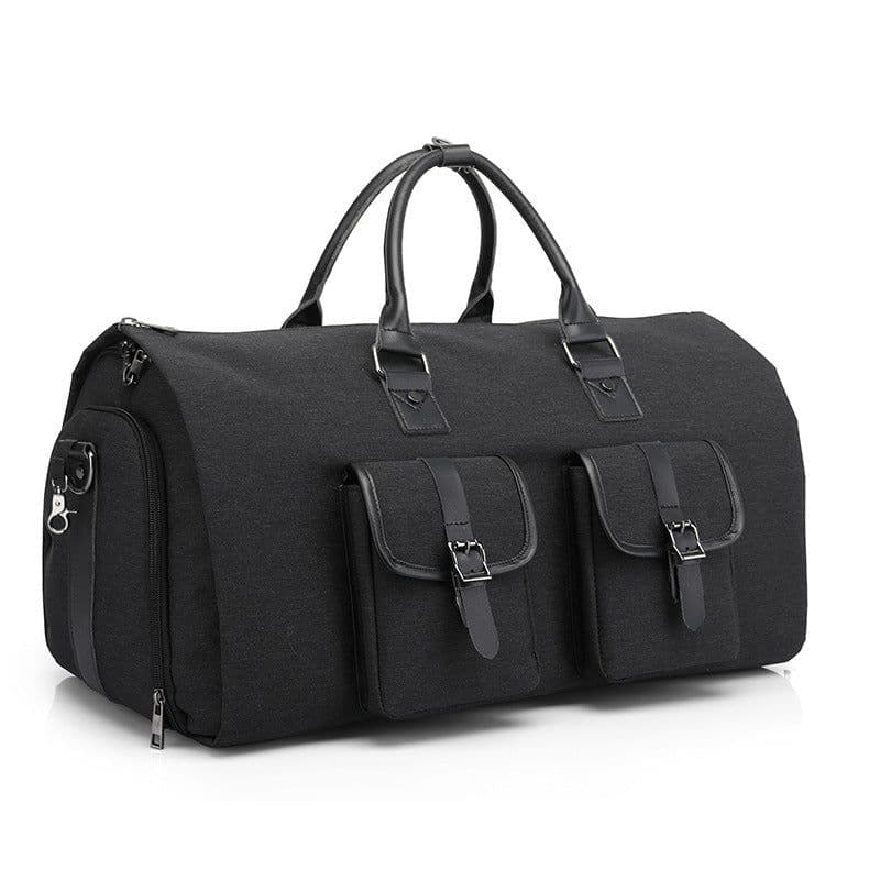 image-Oxford Cloth Travel Duffel Bag 36-55L Foldable Luggage HQ930