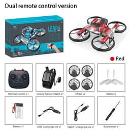 image-Qunyi Folding Motorcycle Drone 2-in-1 Land Air Quadcopter