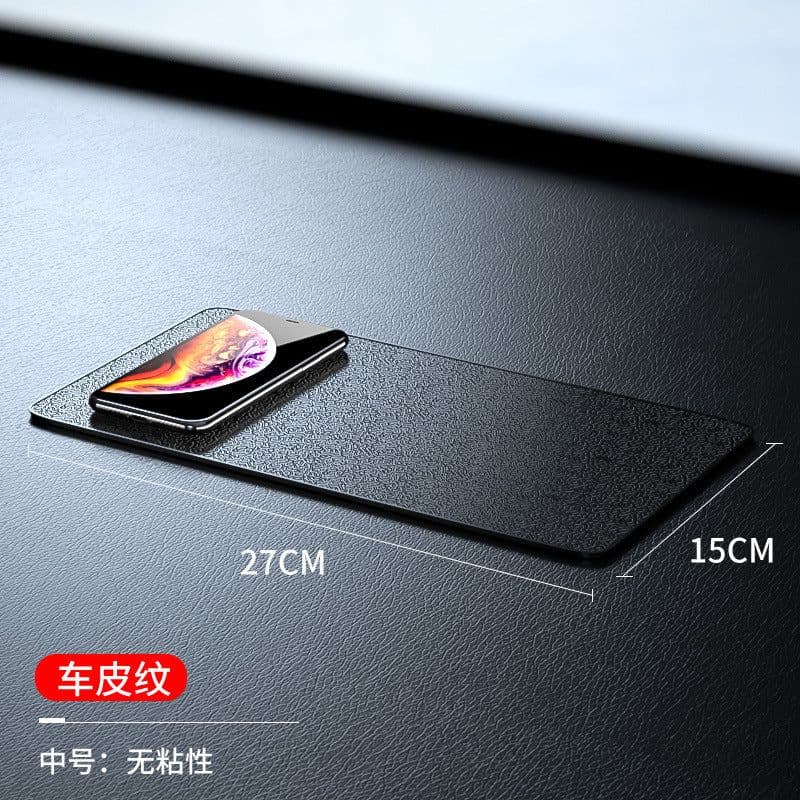image-Car Dashboard Non-Slip Mat Phone Holder Pad PVC 26x17CM