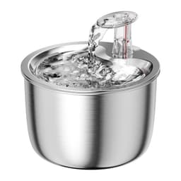 image-IPSKY Pet Water Fountain Stainless Steel 304 Automatic 2L Dog Cat