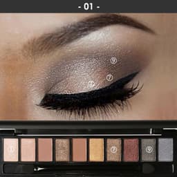 image-FOCALLURE Eye Shadow Palette FA08 Mocha Brown