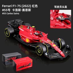 image-Bimei Gao 1:43 Ferrari F1-75 Formula Racing Alloy Car Model