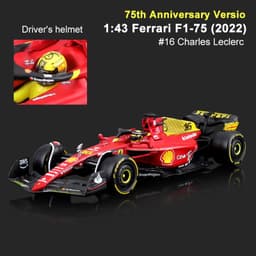 image-Bimei Gao 1:43 Ferrari F1-75 Formula Racing Alloy Car Model