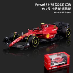 image-Bimei Gao 1:43 Ferrari F1-75 Formula Racing Alloy Car Model
