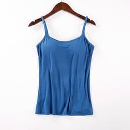 image-Modal Camisole with Chest Pad Women's Summer Layering Tank Top