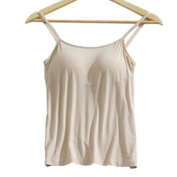 image-Modal Camisole with Chest Pad Women's Summer Layering Tank Top