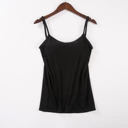 image-Modal Camisole with Chest Pad Women's Summer Layering Tank Top