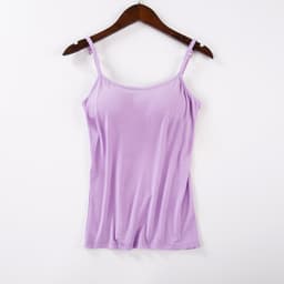 image-Modal Camisole with Chest Pad Women's Summer Layering Tank Top