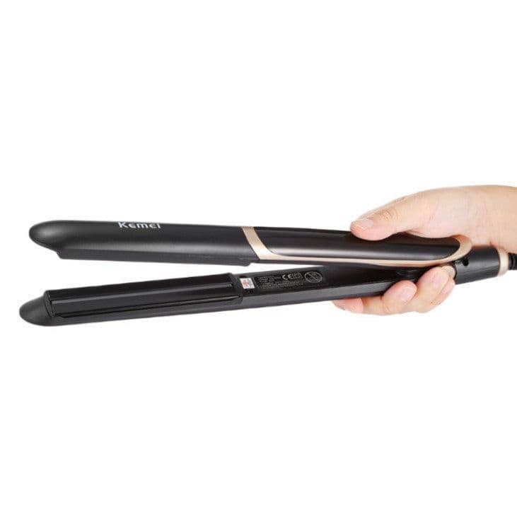 image-Kemei KM-2219 Infrared Hair Straightener and Curling Iron