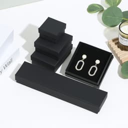 image-Jewelry Box with Logo for Rings Bracelets Necklaces Earrings