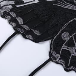 image-2023 Butterfly Lace Cami Top Women Slim Fit Vest