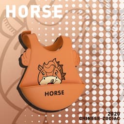 image-Children's Silicone Bib with Food Pocket - Waterproof Baby Bib