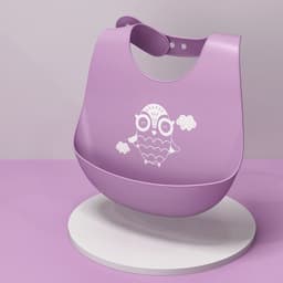 image-Children's Silicone Bib with Food Pocket - Waterproof Baby Bib