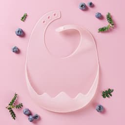 image-Children's Silicone Bib with Food Pocket - Waterproof Baby Bib