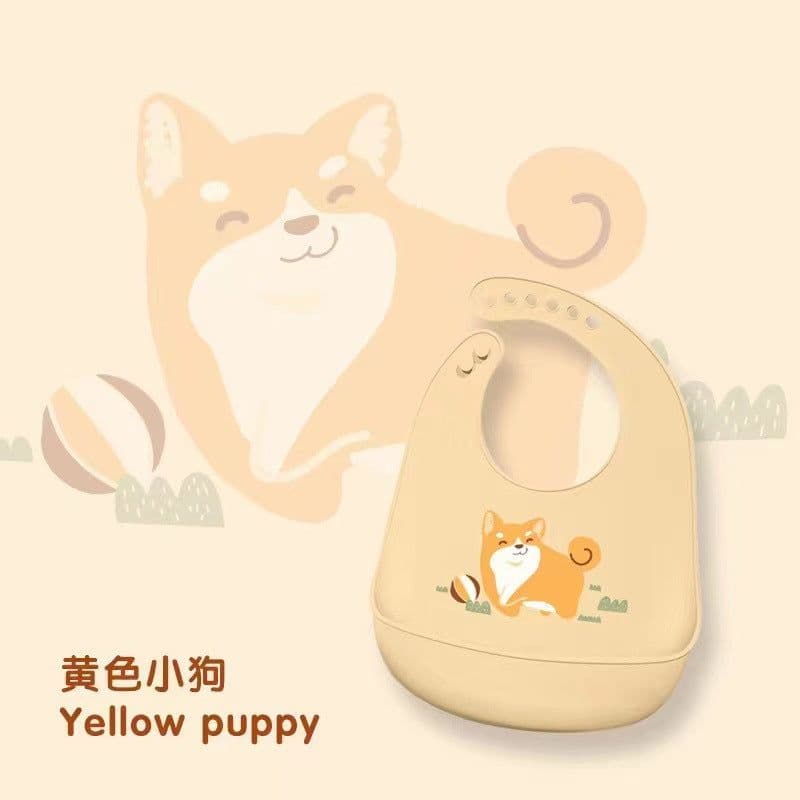 image-Children's Silicone Bib with Food Pocket - Waterproof Baby Bib