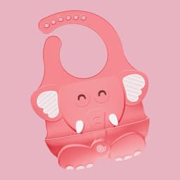 image-Children's Silicone Bib with Food Pocket - Waterproof Baby Bib