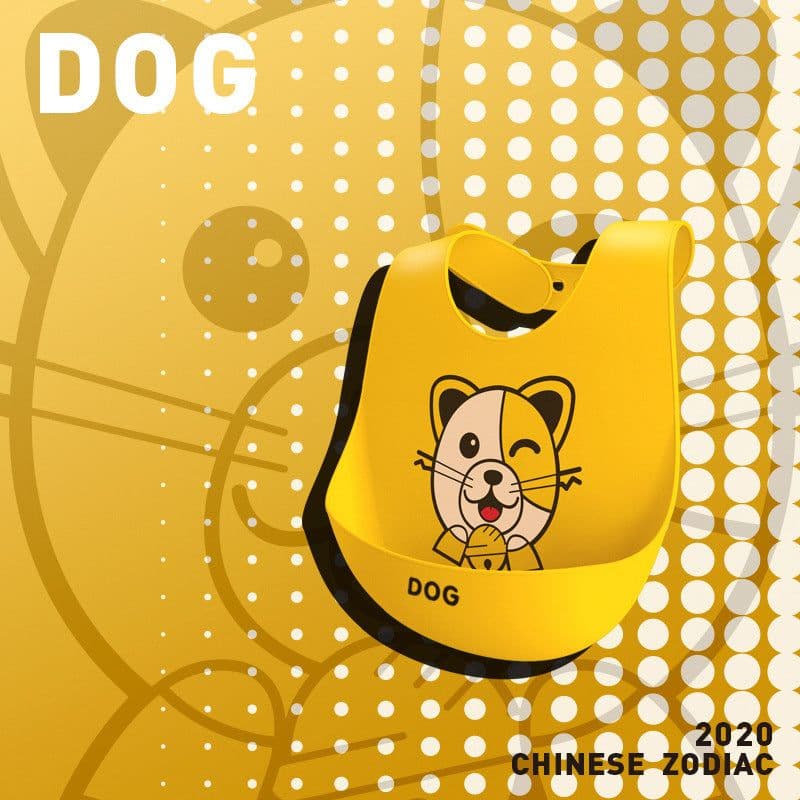 image-Children's Silicone Bib with Food Pocket - Waterproof Baby Bib