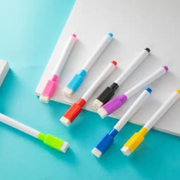 image-Rewritable Practice Cards for Kids with 9 Erasable Pens Set