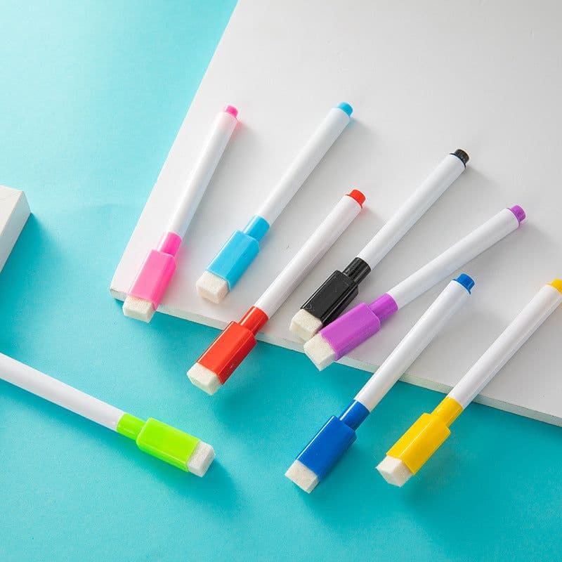 image-Rewritable Practice Cards for Kids with 9 Erasable Pens Set