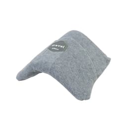 image-Travel Neck Pillow U-Shaped Memory Foam Cervical Support Gray