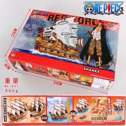 image-One Piece Pirate Ship Assembly Model 23cm Commemorative Edition