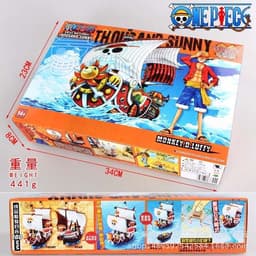 image-One Piece Pirate Ship Assembly Model 23cm Commemorative Edition