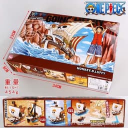 image-One Piece Pirate Ship Assembly Model 23cm Commemorative Edition
