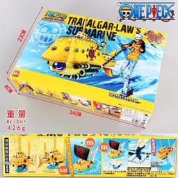 image-One Piece Pirate Ship Assembly Model 23cm Commemorative Edition