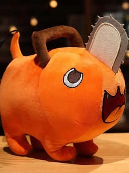 image-Pochita Chainsaw Man Plush Doll 40cm Cute Smile Pendant Pillow