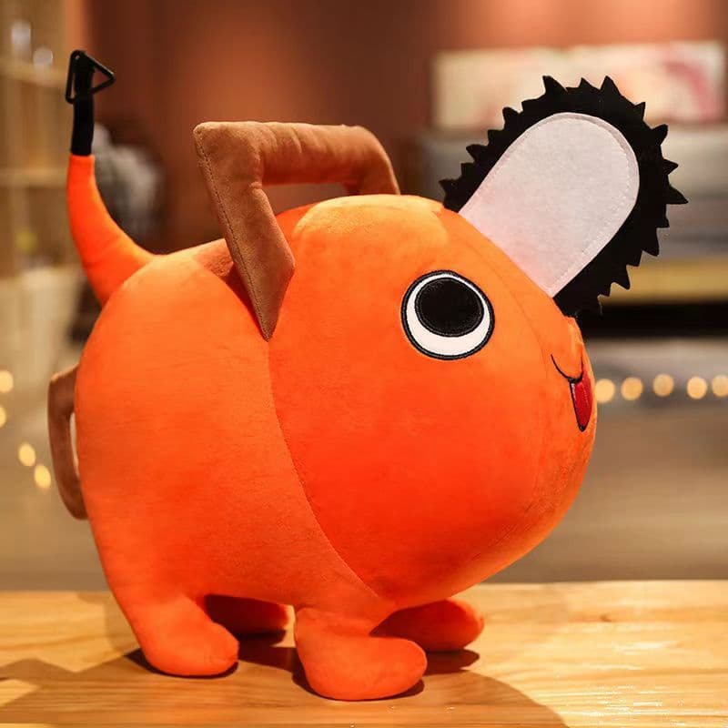 image-Pochita Chainsaw Man Plush Doll 40cm Cute Smile Pendant Pillow