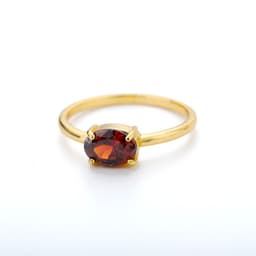 image-December Birthstone Zircon Ring Women's Birthday Gift Brass