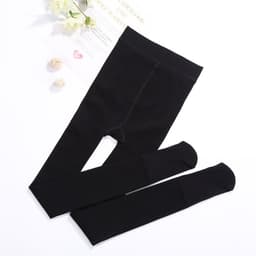 image-Women's Fleece Lined Footless Tights Leggings 320g Warm Winter