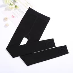 image-Women's Fleece Lined Footless Tights Leggings 320g Warm Winter