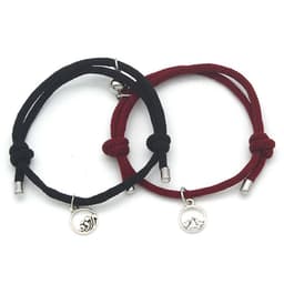 image-Cross-Border Alloy Sun Moon Couple Bracelets Wholesale