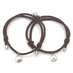 image-Cross-Border Alloy Sun Moon Couple Bracelets Wholesale