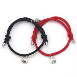 image-Cross-Border Alloy Sun Moon Couple Bracelets Wholesale