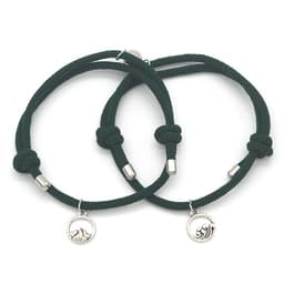image-Cross-Border Alloy Sun Moon Couple Bracelets Wholesale
