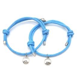 image-Cross-Border Alloy Sun Moon Couple Bracelets Wholesale
