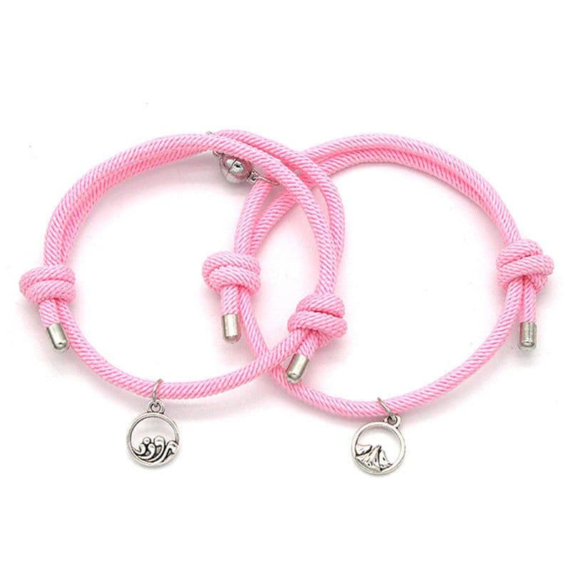 image-Cross-Border Alloy Sun Moon Couple Bracelets Wholesale
