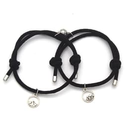 image-Cross-Border Alloy Sun Moon Couple Bracelets Wholesale