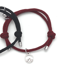 image-Cross-Border Alloy Sun Moon Couple Bracelets Wholesale