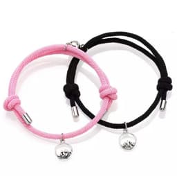image-Cross-Border Alloy Sun Moon Couple Bracelets Wholesale