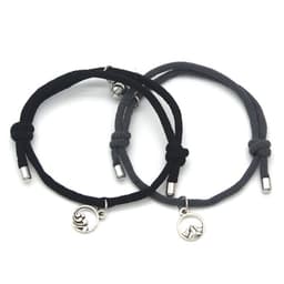 image-Cross-Border Alloy Sun Moon Couple Bracelets Wholesale