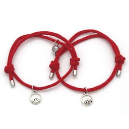 image-Cross-Border Alloy Sun Moon Couple Bracelets Wholesale