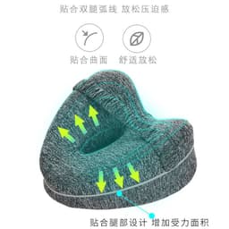 image-Heart-Shaped Memory Foam Leg Pillow for Pregnant Women