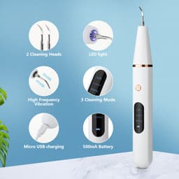 image-HailiCare Ultrasonic Dental Cleaner Portable Tooth Stain Remover
