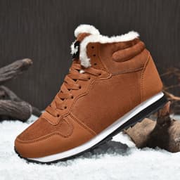 image-Unisex Winter Warm Cotton Snow Boots High-Top Large Size 47-48
