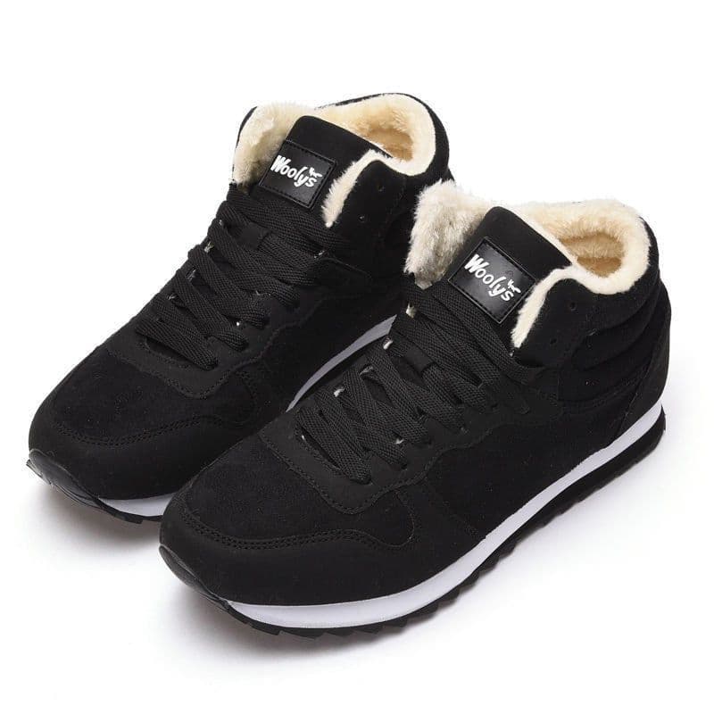 image-Unisex Winter Warm Cotton Snow Boots High-Top Large Size 47-48